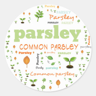 HERB WORD LABEL - PARSLEY