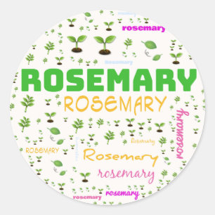 HERB WORD LABEL - ROSEMARY