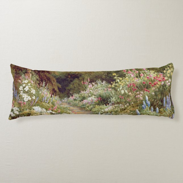 Herbaceous Border Body Cushion (Front)
