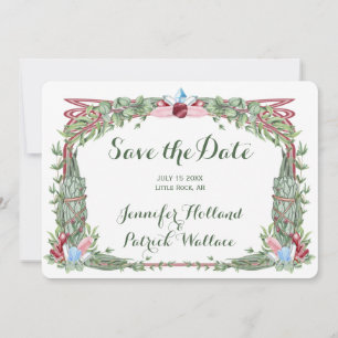 Herbal Celtic Sage & Crystals Save the Date