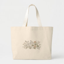 Herbal Floral Tote