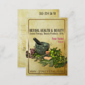 Herbal Health & Beauty - Business Card (Front/Back)