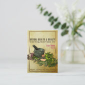 Herbal Health & Beauty - Business Card (Standing Front)