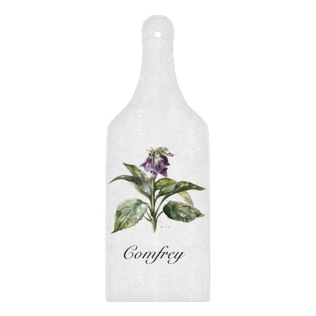 Herbal Life: Comfrey  Cutting Board (Front)