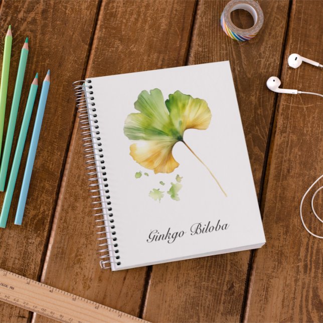 Herbal Life: Ginkgo Biloba  customisable  Notebook (Creator Uploaded)
