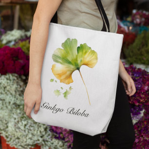 Herbal Life: Ginkgo Biloba customisable Tote Bag