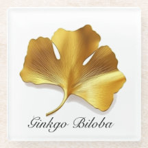 Herbal Life: Gold Ginkgo Biloba leaf customisable
