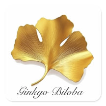Herbal Life: Gold Ginkgo Biloba leaf customisable