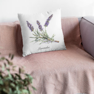 Herbal Life: Lavender, customisable  Cushion