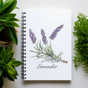 Herbal Life: Lavender, customisable Notebook
