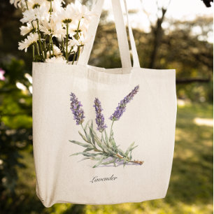 Herbal Life: Lavender, customisable  Tote Bag