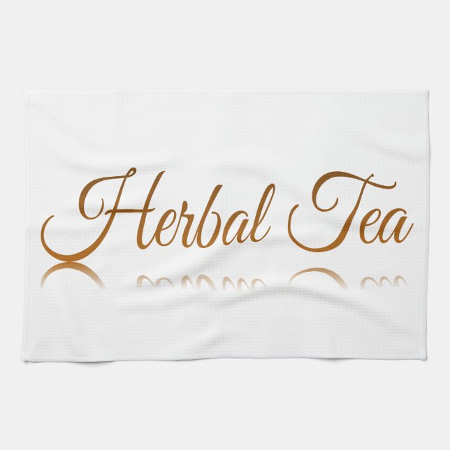 Herbal Tea Reflection Towel (Horizontal)
