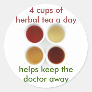 herbal tea stickers