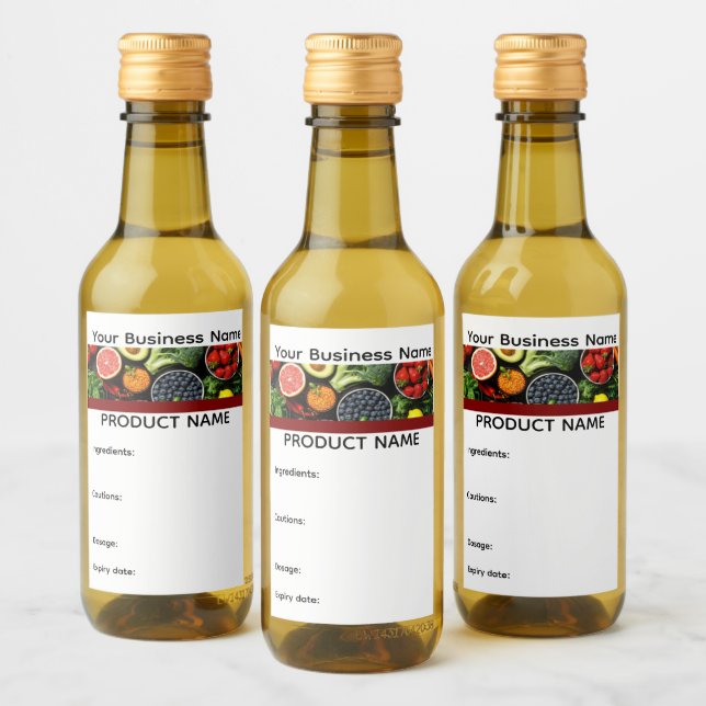 Herbal Tonic Label (Bottles)