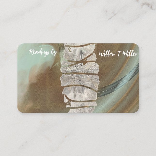 Herbal, White Sage, Healer, Reiki,  Business Cards (Front)