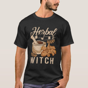 Herbal Witch Turmeric Herbalist Day Apothecary Wom T-Shirt