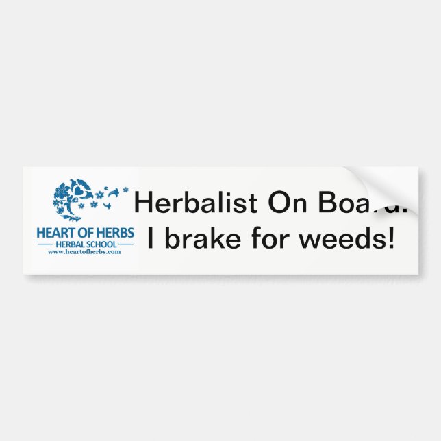 Herbalist Bumper Sticker (Front)