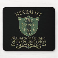 Herbalist green witch magic natural medicine