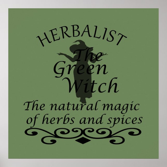 herbalist the green witch poster (Front)