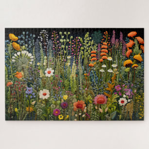 Herbalist's Embroidered Garden Jigsaw Puzzle