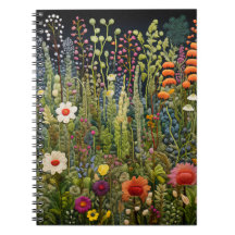 Herbalist's Garden Embroidered Notebook & Journal