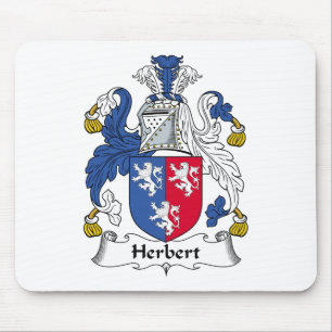 Herbert Family Crest Mouse Mat