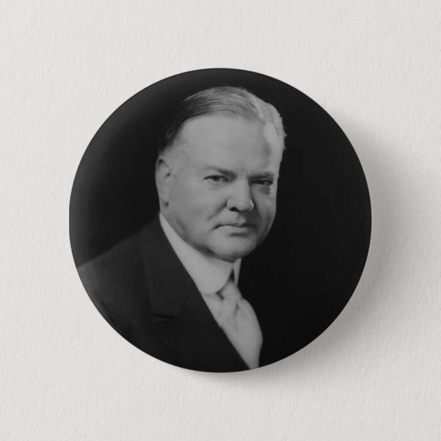 Herbert Hoover 31 6 Cm Round Badge (Front)
