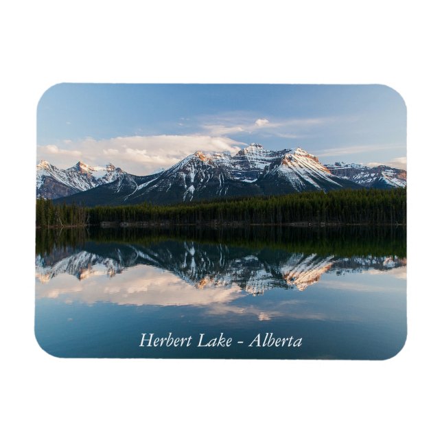 Herbert Lake, Alberta, Canada magnet (Horizontal)