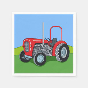 Herbert the Tractor Napkin