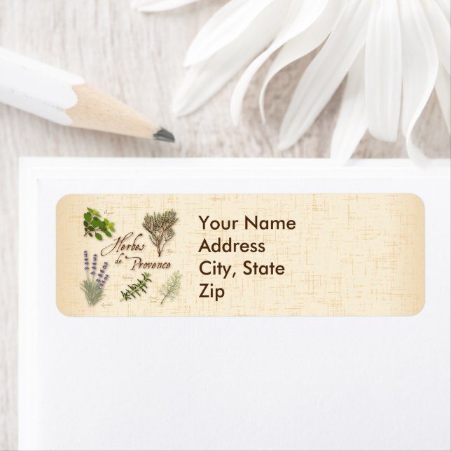 Herbes de Provence Address Labels (Insitu)