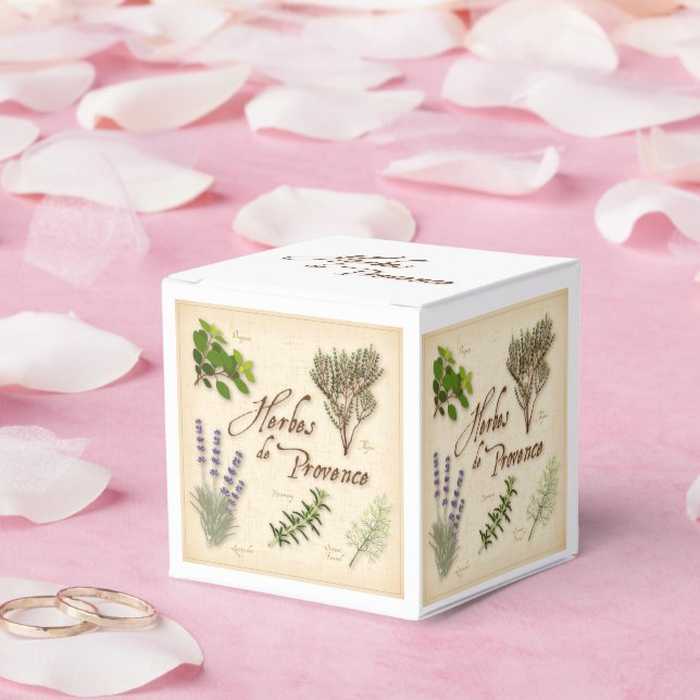 Herbes de Provence Favour Box (Wedding)