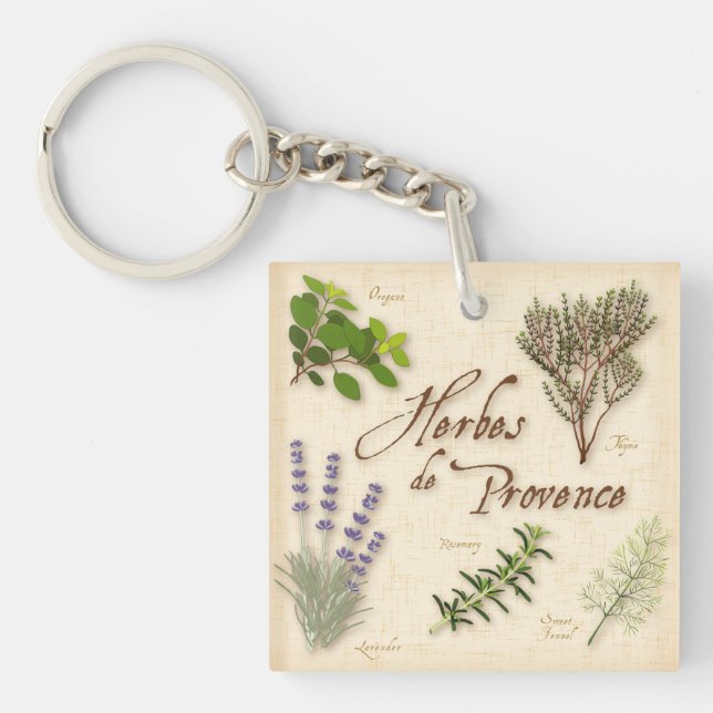 Herbes de Provence Keychain (Front)