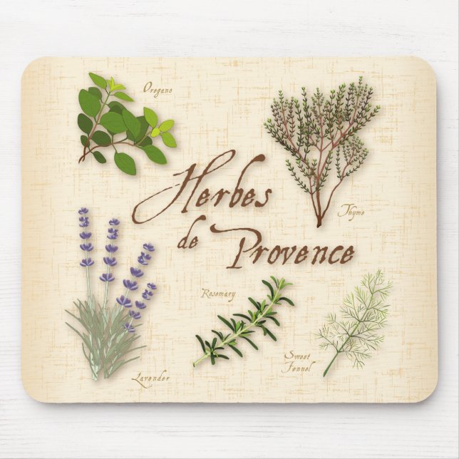 Herbes de Provence Mouse Pad (Front)