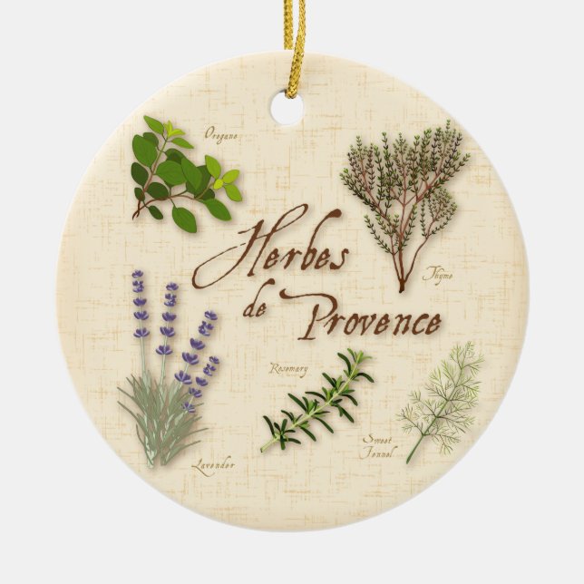Herbes de Provence Ornament (Front)