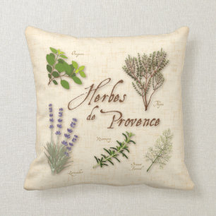 Herbes de Provence Throw Pillow