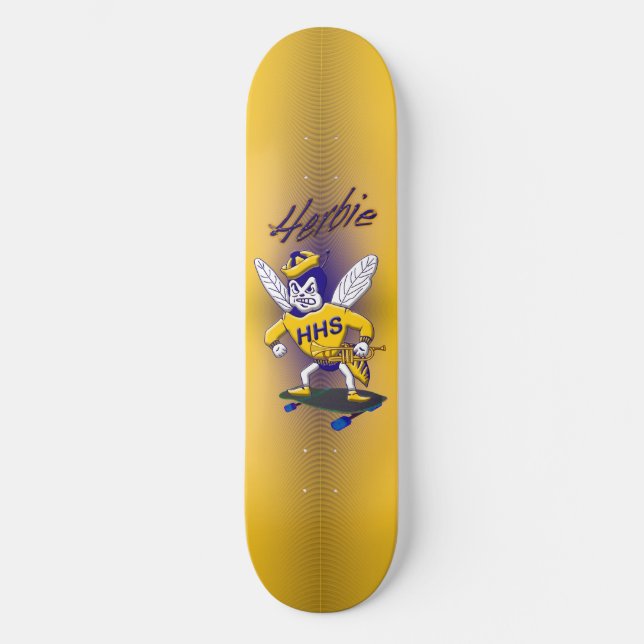 Herbie Skateboards with his Trumpet (Front)