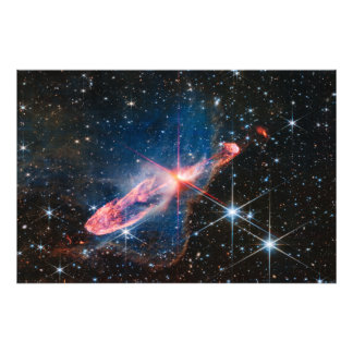 Herbig-Haro 46/47 (NIRCam Image) James Webb Photo