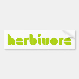 Herbivore Bumper Sticker