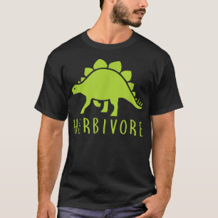 Herbivore Dinosaur Vegan Vegetarian Life Style T-Shirt