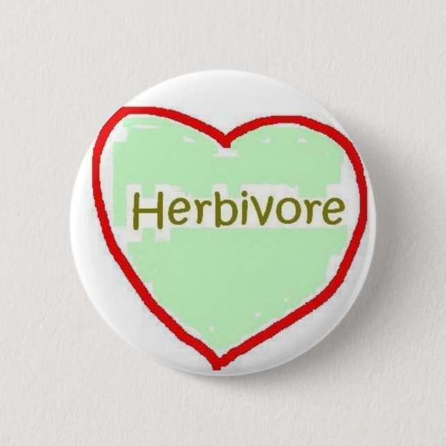 Herbivore Heart Button (Front)