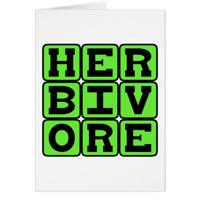 Herbivore, Plant Eater (Front)