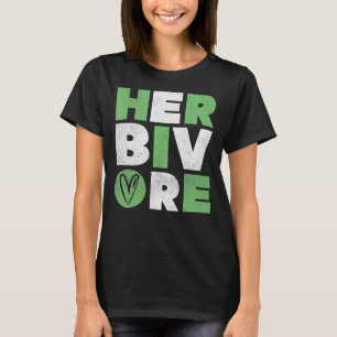 Herbivore Powered by plants Vegan Veganism Vegetar T-Shirt