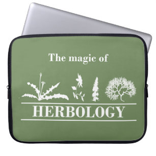 herbology laptop sleeve