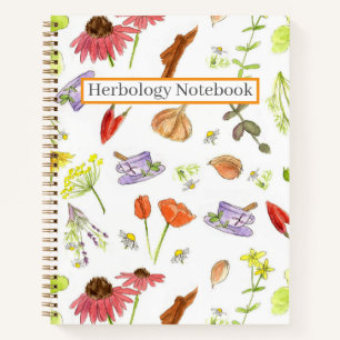 Herbology Notebook Medicinal Herb Recipes Study