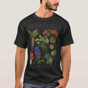 Herbology Plants Vintage Style Textbook  T-Shirt