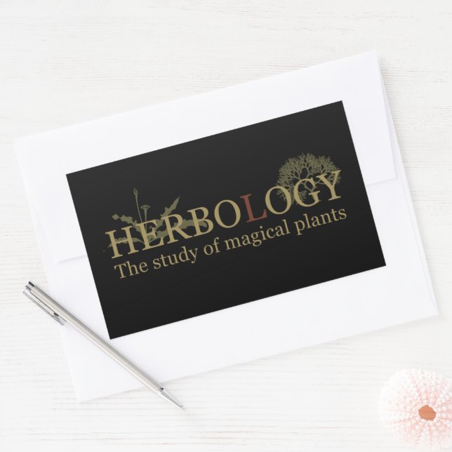 herbology rectangular sticker (Envelope)