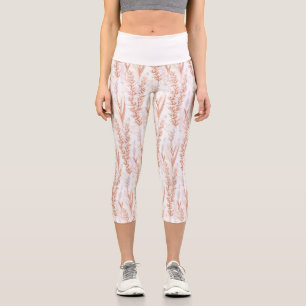 Herbs and flowers of the steppes capri leggings