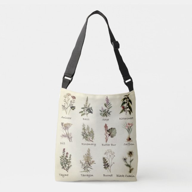 Herbs and Spices full colour illustrations bag (Front)