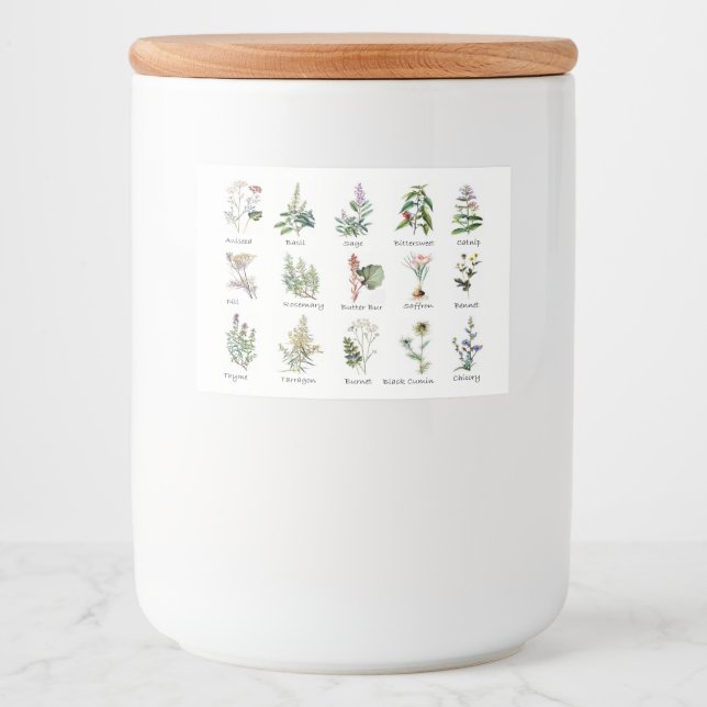 Herbs and Spices medley Food Label (Front)