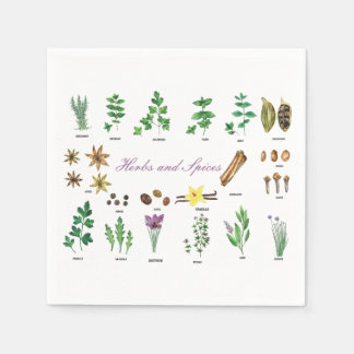 Herbs and Spices napkins